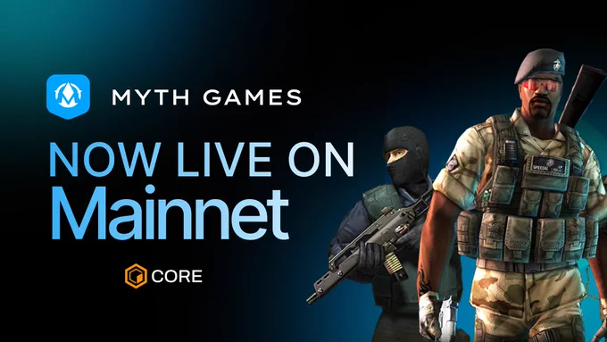 #MythGames #CoreDAO #MainnetLaunch #Web3Gaming #GameFiRevolution #PlayToOwn #CryptoGaming #SmartNFTs #BlockchainGaming #MythIsReal
