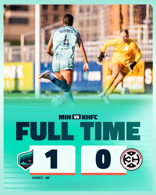Minnesota Aurora win 1-0 against Kings Hammer FC