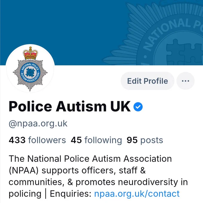 NPAA Bluesky profile @npaa.org.uk