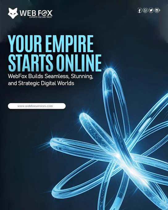 At WebFox Services, we turn ideas into reality with expert web and app development. From branding to SEO, Your Empire Starts Online with u