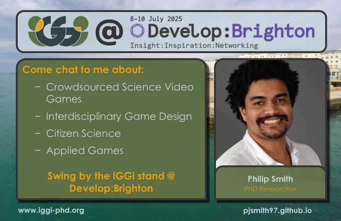 Philip Smith - Come chat to me about Crowdsourced Science Video Games, Interdisciplinary Game Design, Citizen Science, Applied Games