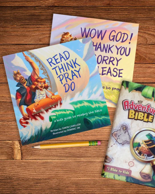 Read, Think, Pray, Do a kid's guide to reading the bible is out now. A sequel to the wonderful Wow God! Thank you, sorry, please kid's guide to Prayer.