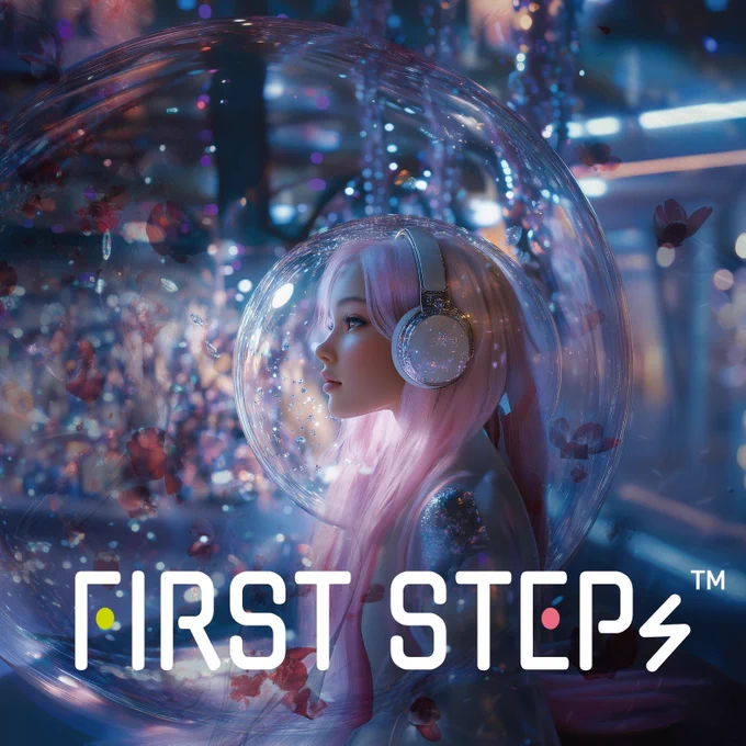 ❒ ラジオ番組
「FIRST STEPs 〜クリエイティブに生きるヒント〜」｜公式ビジュアル［ 七夕 2025 ］


[ 画像説明 ]
ヘッドホンを装着した、ピンク色の長い髪の人物が描かれたイラスト

人物は左半身をこちらに向け、前方を見つめて微笑んでいます。人物のまわりには、水や光を想起させる透明な球体が描かれています。人物と球体は、光に照らされています。画像の下部にはFIRST STEPsと記載されています。「FIRST STEPs」は番組名です。 

※この画像は、AIと手描きを組み合わせて作成されています。｜ Created by AI and handwritten.


[ Designer ]
FrenzyBeach

❒ Bluesky :
├ @frenzybeach.bsky.social
└ https://bsky.app/profile/frenzybeach.bsky.social

❒ mixi2 :
├ @frenzybeach 
└ https://mixi.social/@frenzybeach

❒ 𝕏 :
├ @FrenzyBeachJP
└ https://x.com/frenzybeachjp

❒ 𝕏 :
├ @FrenzyBeach
└ https://x.com/frenzybeach

❒ Web :
└ https://lit.link/frenzybeach