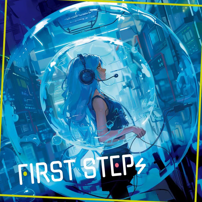 ❒ ラジオ番組「FIRST STEPs 〜クリエイティブに生きるヒント〜」｜公式ビジュアル［ シーズン1・後期 ］


[ 画像説明 ]
宇宙ステーションから番組を配信する人物が描かれたイラスト

背景は薄い青色で、たくさんの配信機材が設置されています。中央にはヘッドフォンを装着した人物が描かれています。人物の髪は青色で長髪。右半身をこちらに向け、真剣な表情で壁に設置された配信機材を見つめています。画像の下部にはFIRST STEPsと記載されています。「FIRST STEPs」は番組名です。

※この画像は、AIと手描きを組み合わせて作成されています。｜ Created by AI and handwritten.


[ Designer ]
FrenzyBeach

❒ Bluesky :
├ @frenzybeach.bsky.social
└ https://bsky.app/profile/frenzybeach.bsky.social

❒ mixi2 :
├ @frenzybeach 
└ https://mixi.social/@frenzybeach

❒ 𝕏 :
├ @FrenzyBeachJP
└ https://x.com/frenzybeachjp

❒ 𝕏 :
├ @FrenzyBeach
└ https://x.com/frenzybeach

❒ Web :
└ https://lit.link/frenzybeach