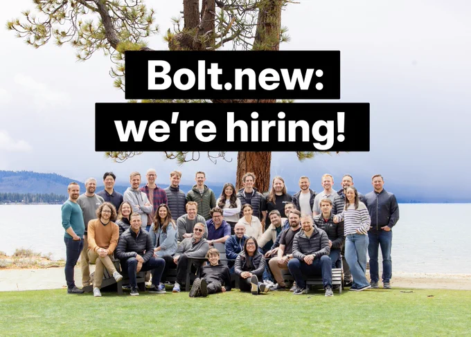 Bolt.new team at our last offsite 🙌