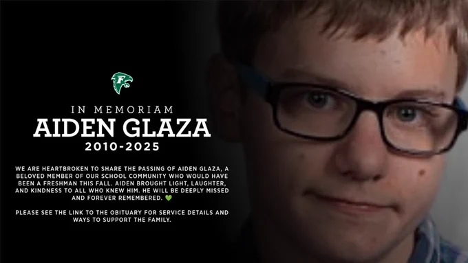 Aiden Glaza memorial