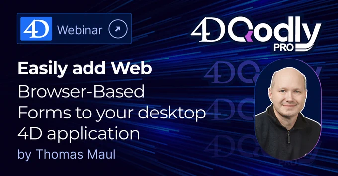 4D Webinar with Thomas Maul
