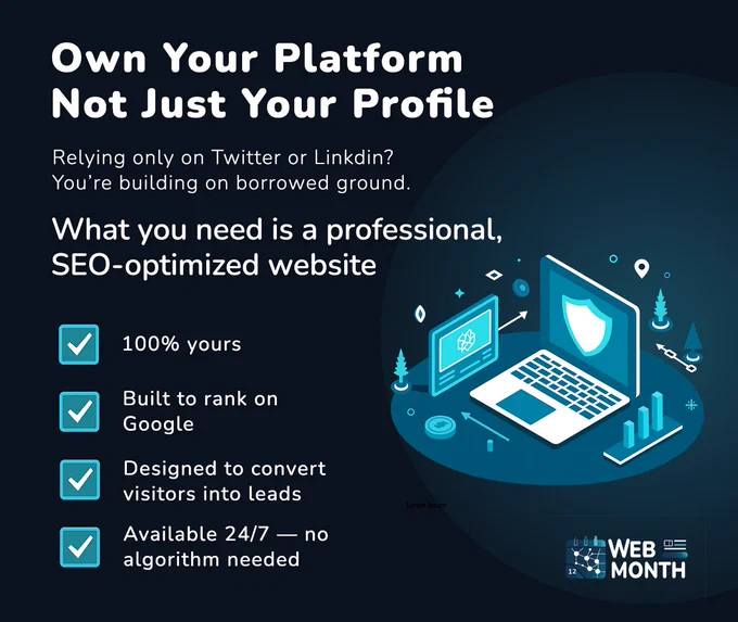 Own your platform — not just your profile.