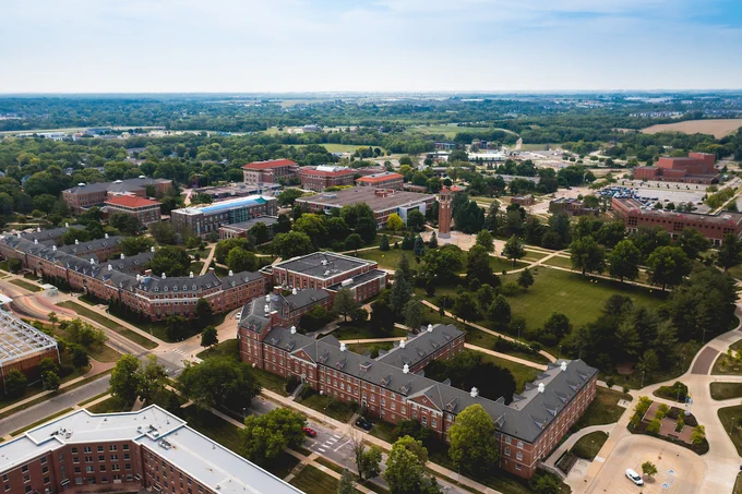 Image of campus at UNI