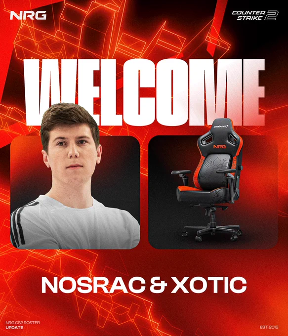 Welcome nosraC and XotiC to the #NRGFAM!
