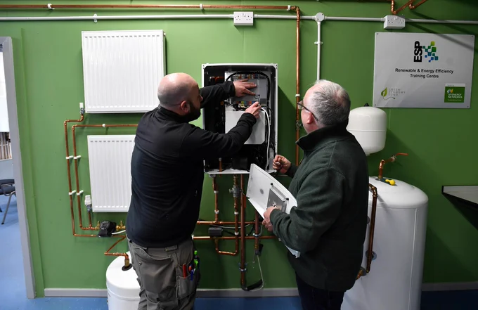 Green Heat training at Edinburgh College