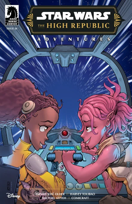 Variant cover of Star Wars: The High Republic Adventures Phase III issue #20, illustrated by Daniel José Older