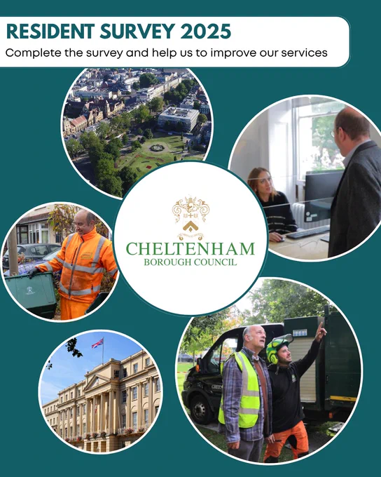 Services being carried out by Cheltenham Borough Council including customer service, waste and collection service and tree maintenance.