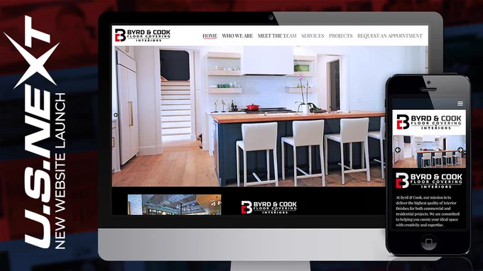 Homepage screenshot of Byrd & Cook website