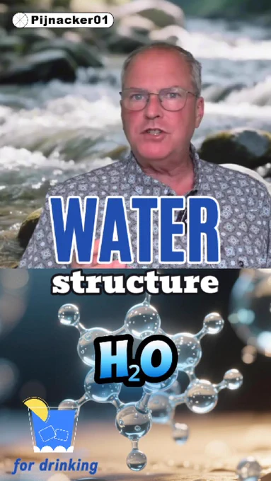 Water Structure H2O graphic