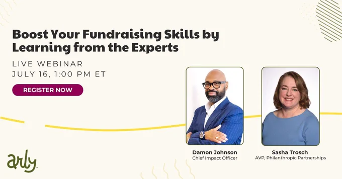 Boost your fundraising skills by learning from the experts, during our free webinar. 