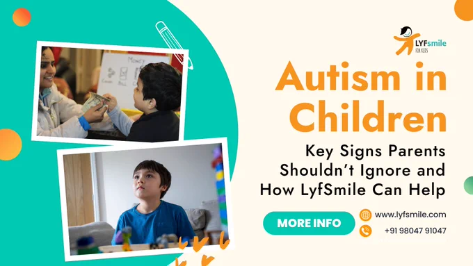 Autism in children can show up as speech delays, avoiding eye contact, repetitive actions, or trouble with social interaction. These early signs often leave parents confused or concerned. At Lyfsmile, expert child psychologists like Ms. Gunjan Bhatia and Mrs. Tanya Sachdev help families navigate these challenges with care and clarity. From online sessions to offline support across Delhi NCR, we focus on early intervention and emotional understanding. If your child is showing signs of ASD, you’re not alone—and the right help is within reach.
🔗 Learn more: Lyfsmile.com

