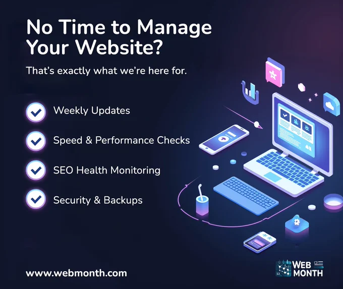No Time To Manage Your Website?