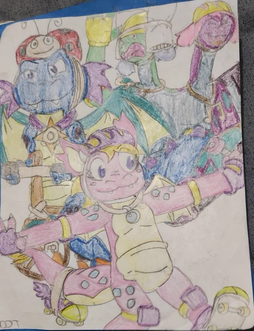 Here is Cassie  rollerskating, Ord riding a bike, and Zak and Wheezie skateboarding. The bike and the rollerskating are based on two Dragon Tales episodes, Liking to Biking and A Feat on her Feet to be precise.