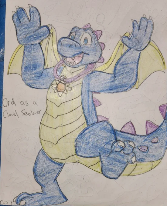 Here is Ord as a Cloud Seeker Dragon created by Eligecos.