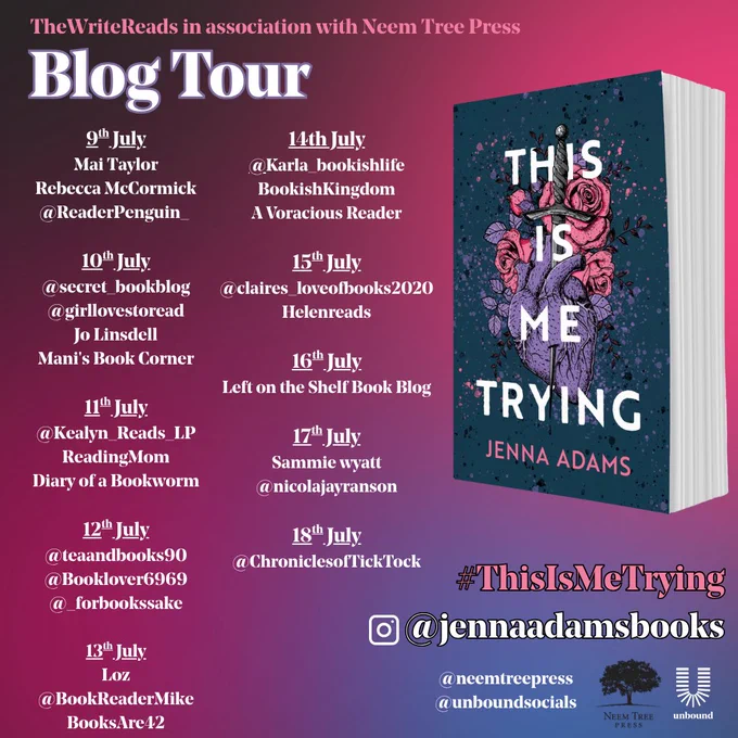 This is Me Trying blog tour banner