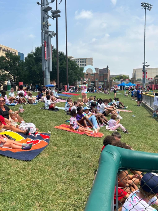 AYS Summer Days field trip to Victory Park to watch the Indianapolis Indian's games