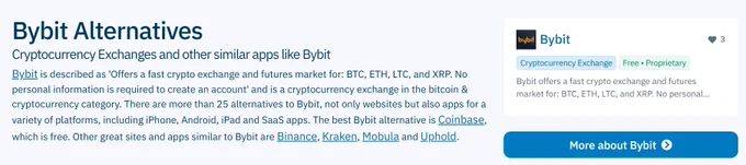 alternativeto.net software bybit