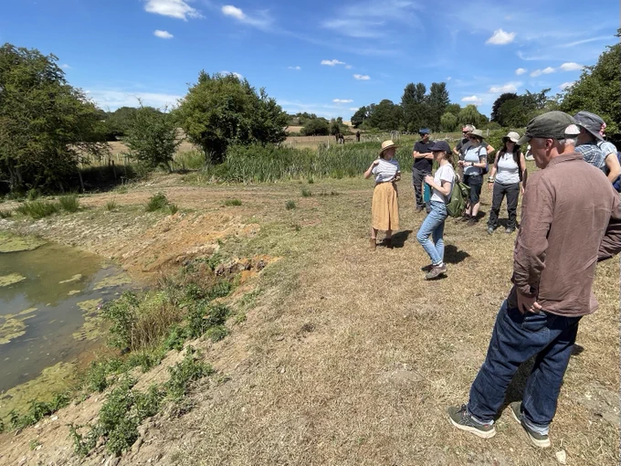 New farm ponds to collect rainwater and hold it in the landscape - one example of the huge variety of activities on nature recovery that farmers in the North Essex Farmer Cluster are delivering. https://www.northessexfarmcluster.co.uk/