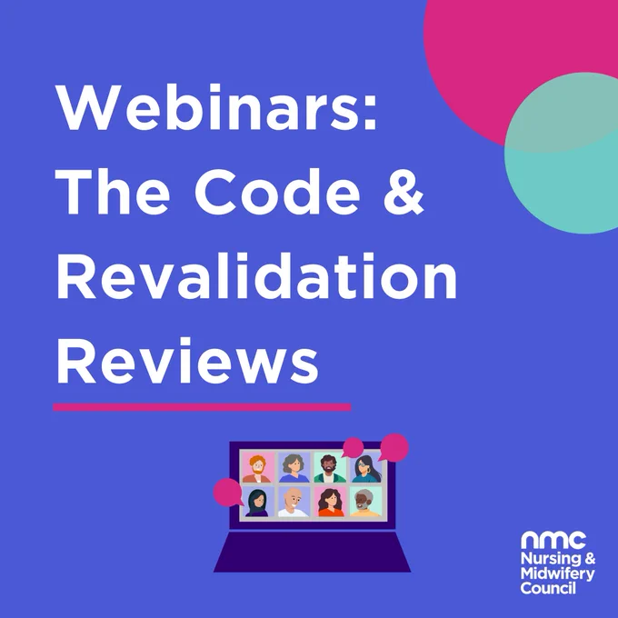 Webinars: The Code and Revalidation Reviews