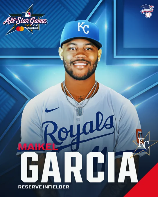 Maikel Garcia, American League All-Star reserve infielder
2025 All-Star Game presented by Mastercard