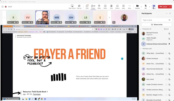 Screenshots of keynote speaker presenting opening session of LIT Conference 2025