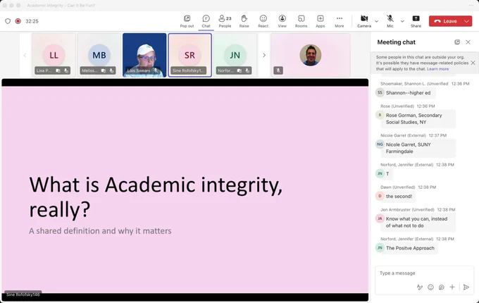 Screenshots of keynote speaker presenting opening session of LIT Conference 2025