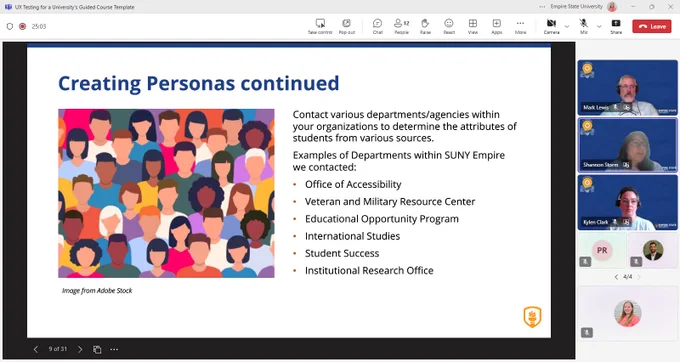 Screenshots of keynote speaker presenting opening session of LIT Conference 2025