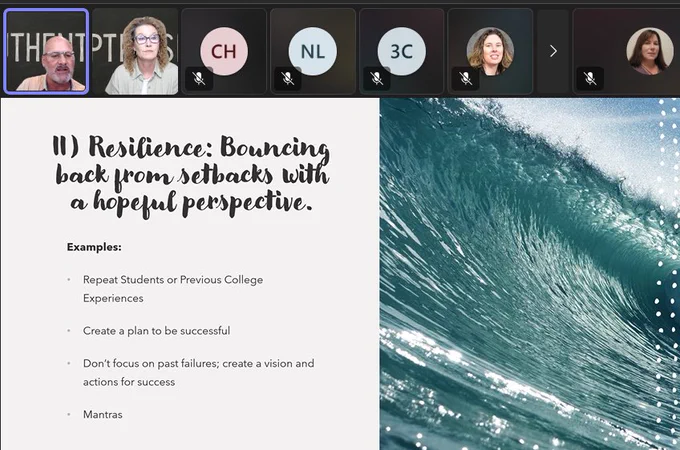 Screenshots of keynote speaker presenting opening session of LIT Conference 2025