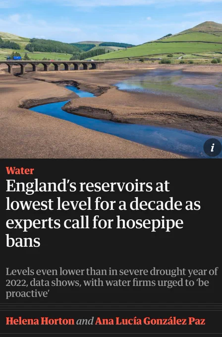 Empty reservoir 