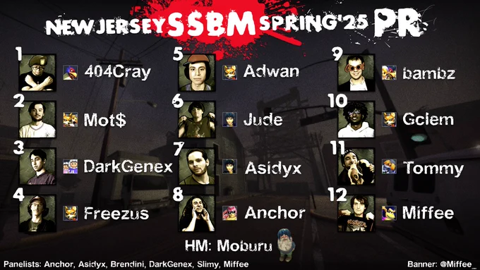 New Jersey SSBM Spring 2025 PR (No moving background)
