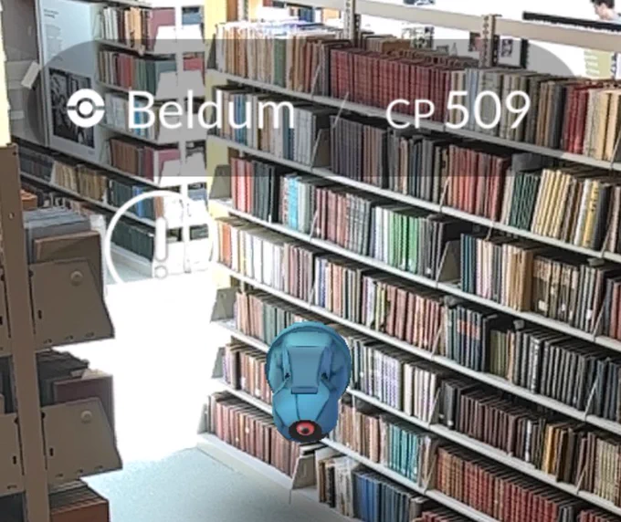 Pokemon at the Yiddish book center.