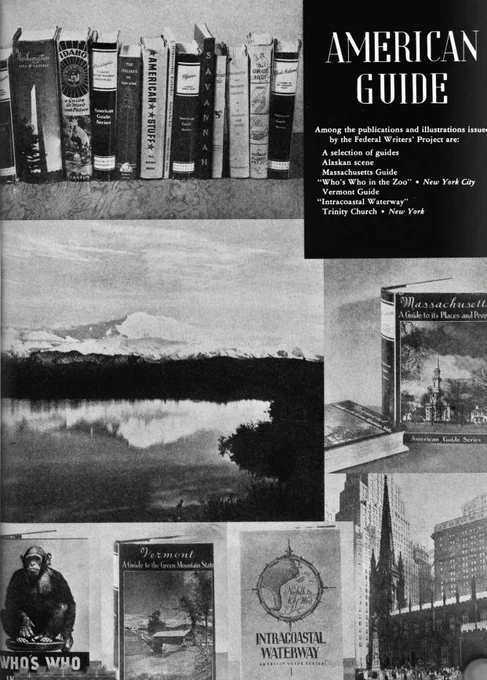 Image from Harry Hopkins, *Inventory: An Appraisal of Results of the Works Progress Administration* (Washington, DC: US Government Printing Office 1938)
