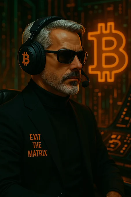 "Bitcoin: Unplugged from the system, locked into freedom." 🧠🪙💻🚀