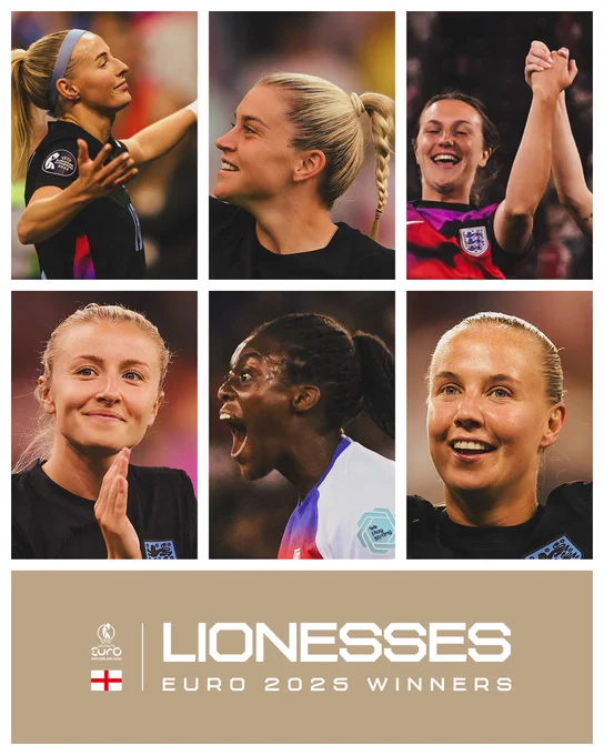 Lionesses - EURO 2025 winners