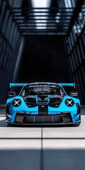 Aerodynamic Porsche