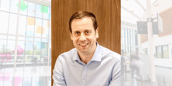 Photograph of Jon Melbourne who has been appointed the new Chief Executive of Sherwood Forest Hospitals