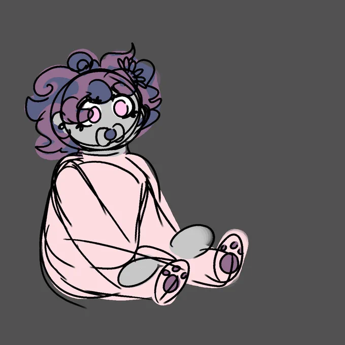 Actual drawing of baby