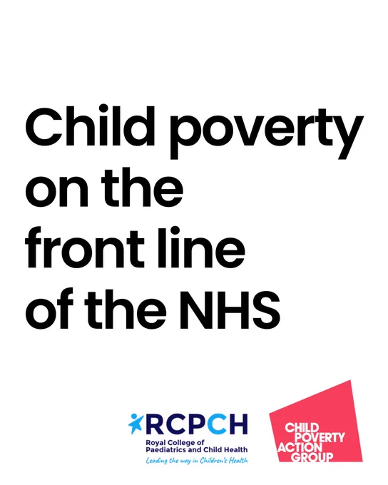 Child poverty on the font line of the NHS