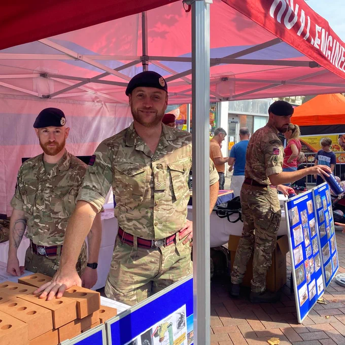 Armed Forces stand at Love Gillingham
