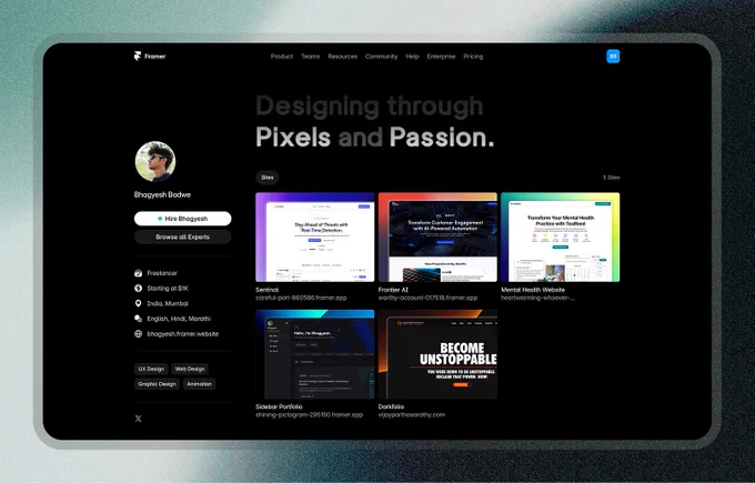 https://www.framer.com/@bhagyesh-badwe/