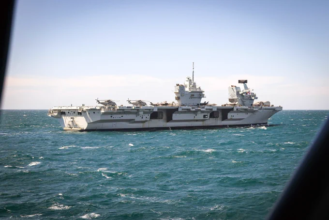 HMS Prince of Wales in the Timor Sea