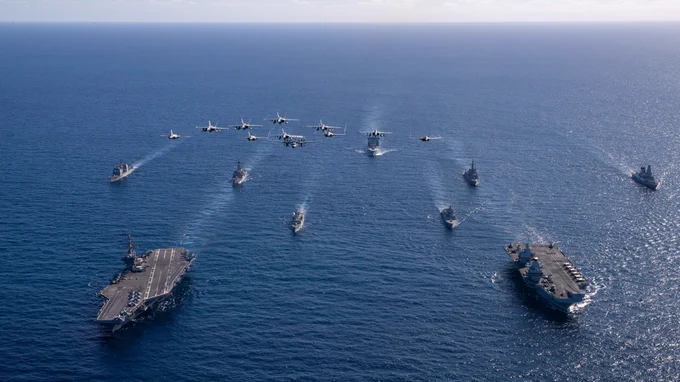Dual carrier operations in the Timor Sea
