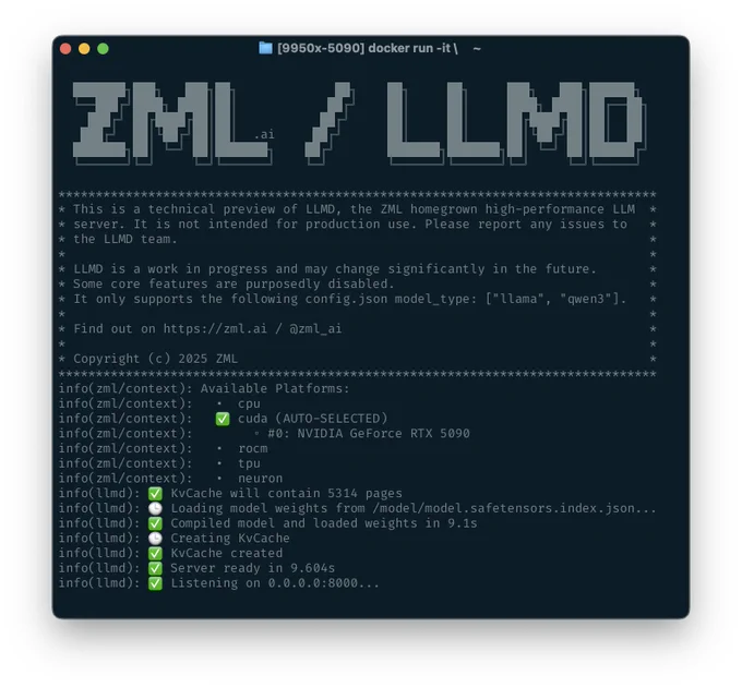 LLMD - High Performance LLM Inference Server