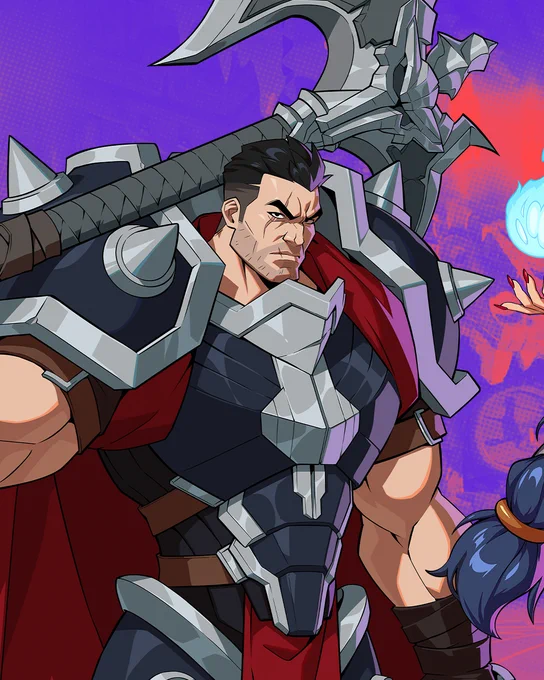 Darius shoulders his axe.